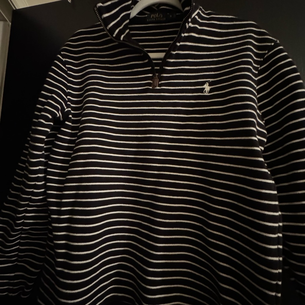 Polo sweater - stripe